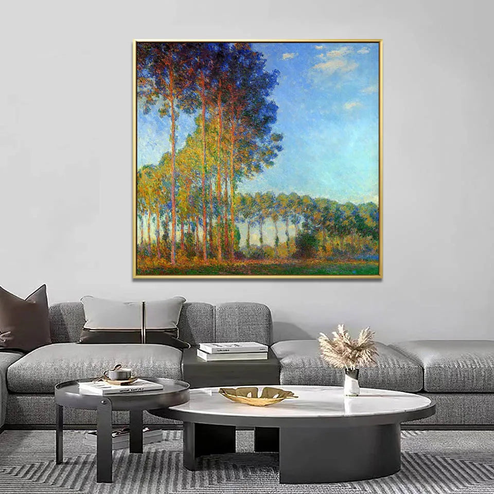 Claude Monet Poplars on Epte River - Arkon Shopping 100x105cm