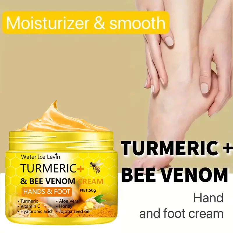 Turmeric Bee Venom Anti-Drying Crack Foot Cream - Arkon Shopping 50g